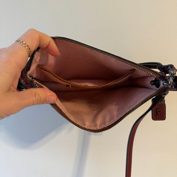 Coach Soho Shoulder or Crossbody Bag, Washed Red Burgundy - Picture 9 of 16